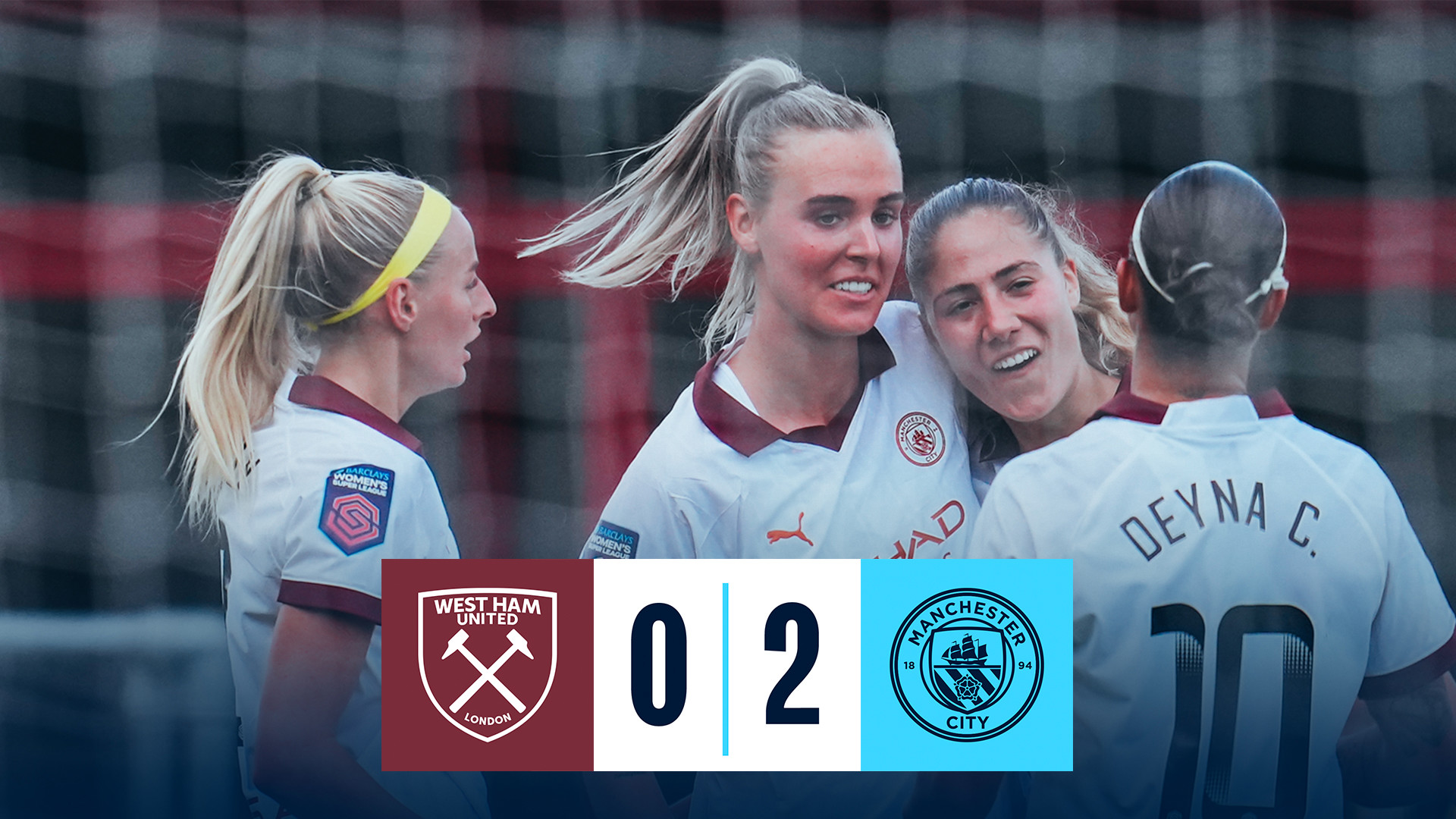 West Ham 0 2 City WSL Brief Highlights