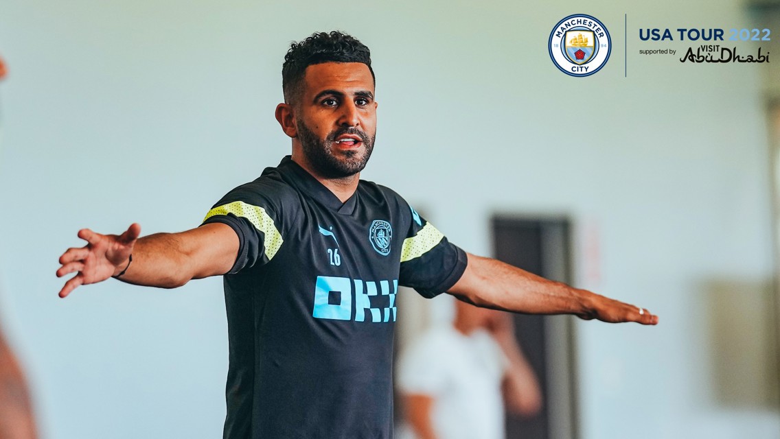 Mahrez relishing unique pre-season experience