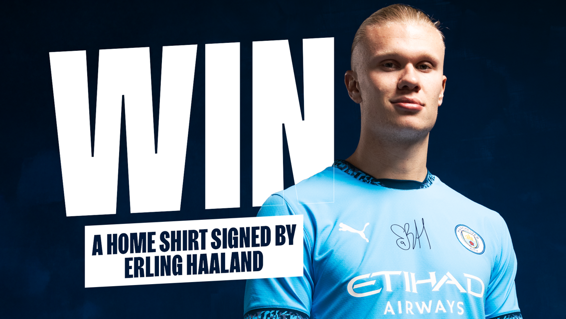 Win a signed Erling Haaland shirt!