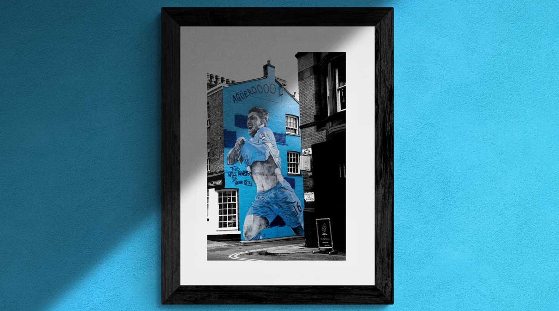  Limited edition Sergio Aguero print now on sale