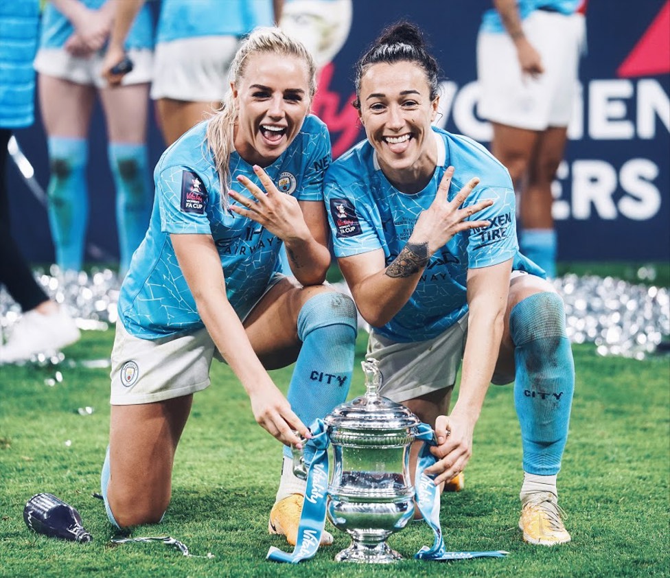 NOVEMBER 1 : Our Women's team are crowned FA Cup winners at Wembley after defeating Everton 3-1 in a pulsating final. 