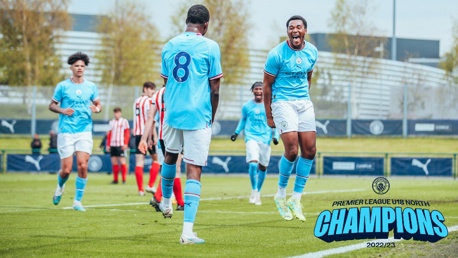 City beat Sunderland to lift U18s Premier League North title