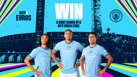 Win a signed shirt from a City Euros star