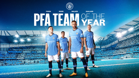 City quartet named in PFA Team of the Year