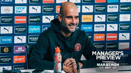 PRESS CONFERENCE: Pep Guardiola addresses the media ahead of the game