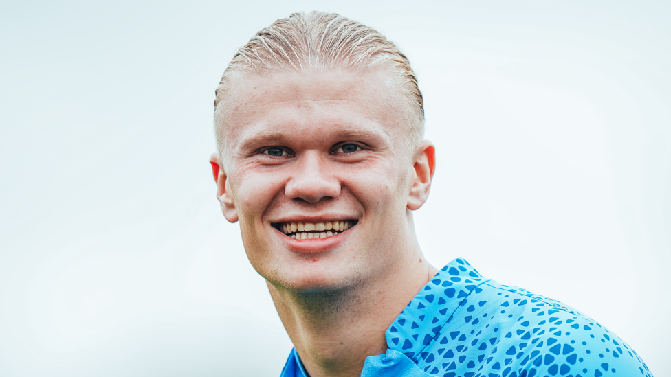 SHARP SHOOTER : City hitman Erling Haaland scored twice in the victory over Burnley.