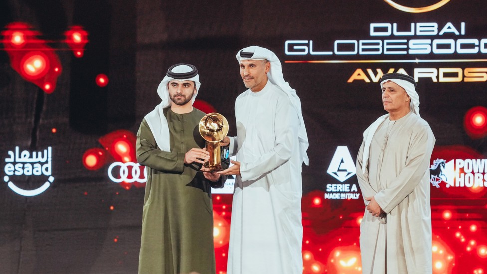 STRONG LEADERSHIP : Khaldoon Al Mubarak was voted Best President after leading the club to the ‘Big Five’ in 2023