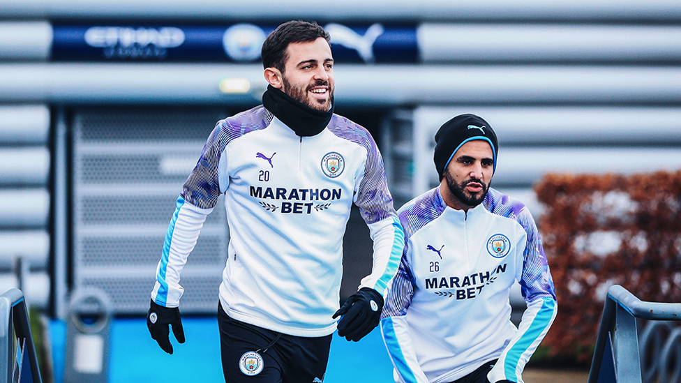 Arrivals : Bernardo and Riyad will hope to start on Wednesday