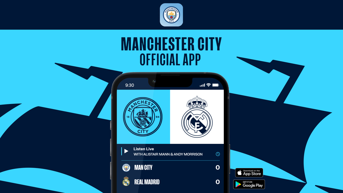 How to follow City v Real Madrid on our official app