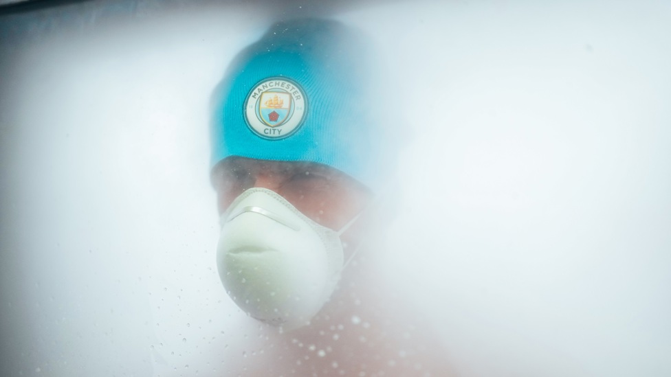 BREAKING ICE: Ruben in the ice chamber...