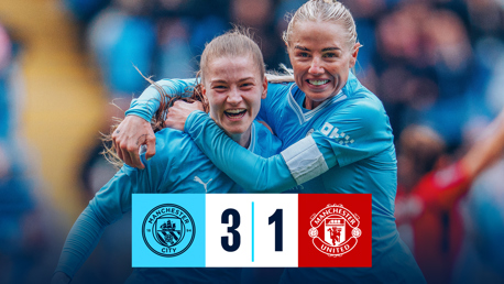 Short highlights: City 3-1 Manchester United 