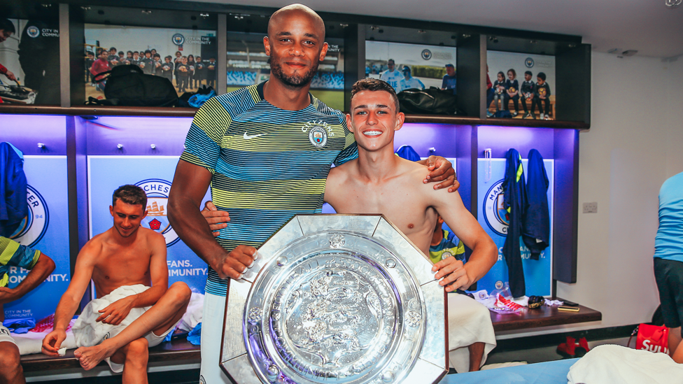 COMMUNITY KING  : After playing 75 minutes in the Community Shield final victory against Chelsea in 2018 he lifted his third trophy of the calendar year. 