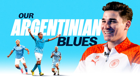 Julian Alvarez on City's Argentinian Blues
