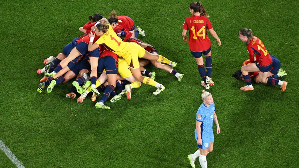 YOUR NEW WORLD CHAMPIONS : Spain are crowned winners of the 2023 World Cup after holding out their 1-0 victory.