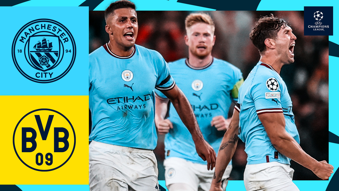 Full-match replay: City v Borussia Dortmund