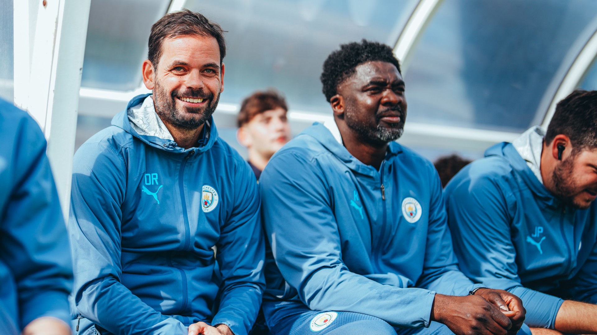 ALL SMILES : Oliver Reiss and Kolo Toure pleased with how the team performed. 