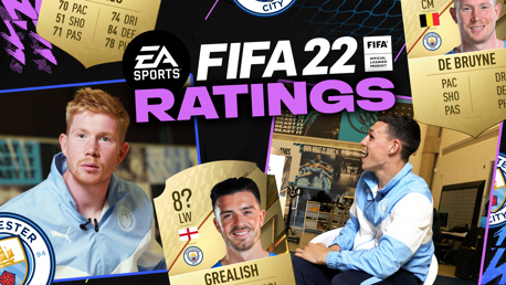 De Bruyne and Foden guess FIFA 22 ratings