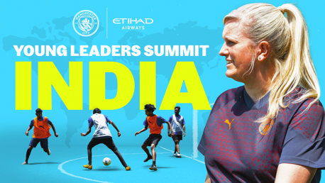 City coaches fly to Bangalore for Etihad young leaders summit 