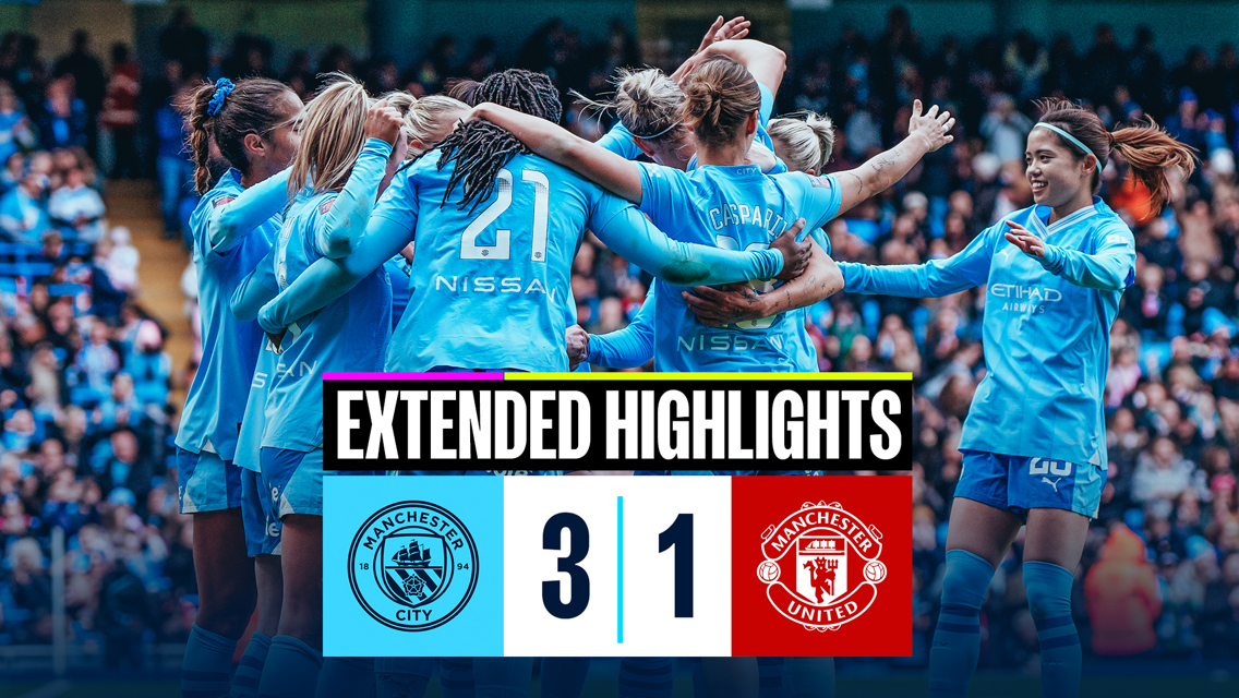 Extended highlights: City 3-1 Manchester United