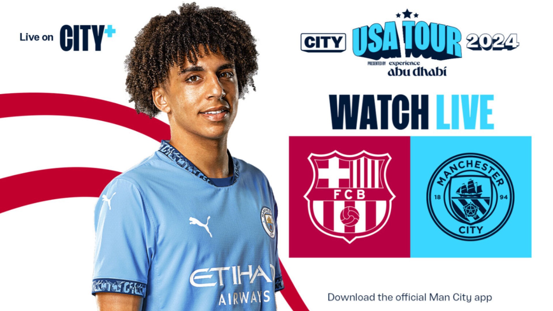 WATCH LIVE: Barcelona v City, USA Tour 2024