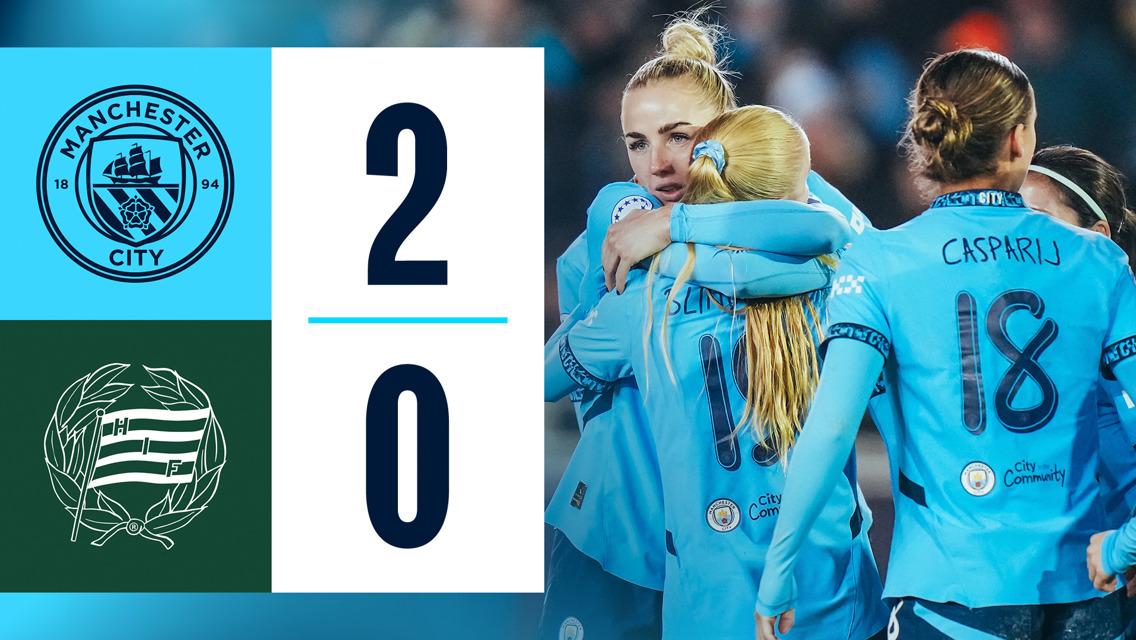 Highlights | City 2-0 Hammarby 