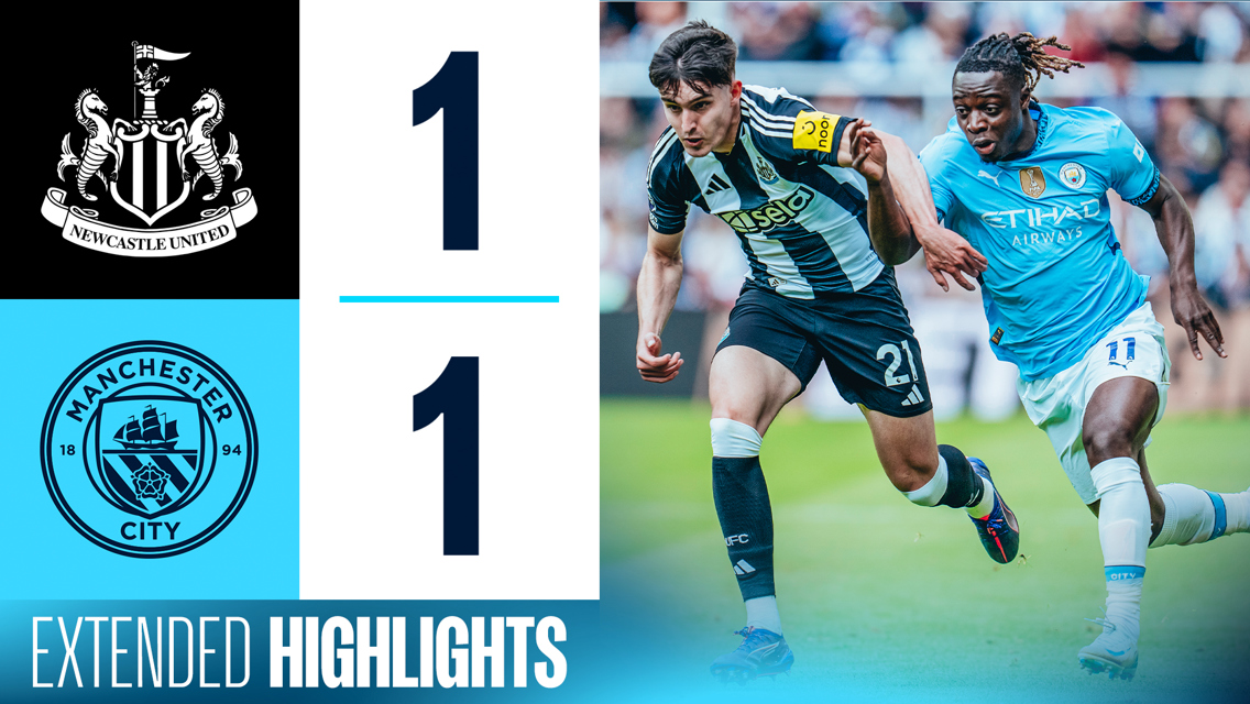 Extended highlights: Newcastle 1-1 City