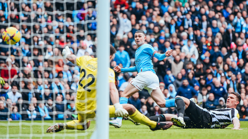 FODEN ON FIRE: One of our own gets the breakthrough against Newcastle!