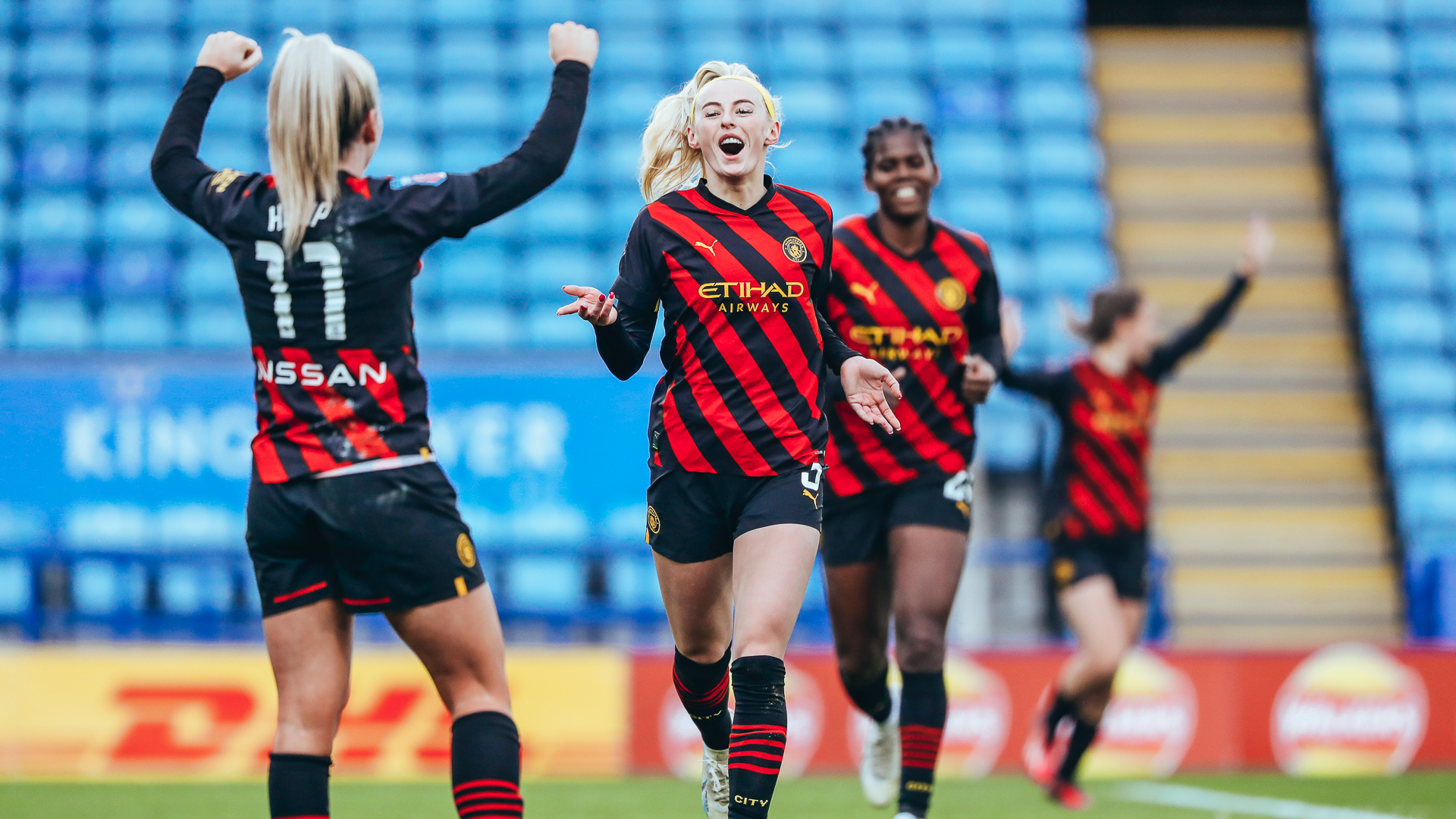 GOAL HERO : Chloe Kelly celebrates doubling our advantage.