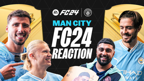 City players react to their FC24 ratings! 