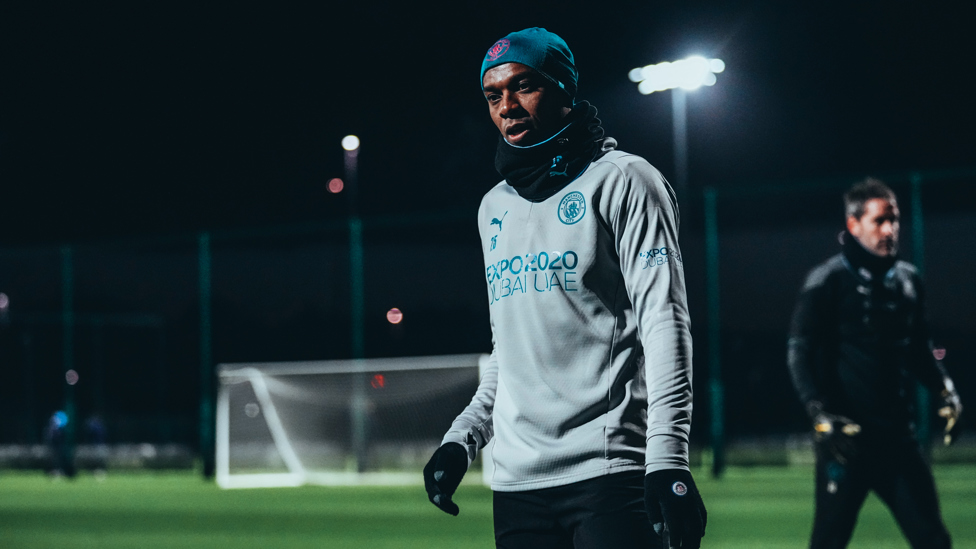 CAPTAIN FANTASTIC : Fernandinho prepares for the next drill