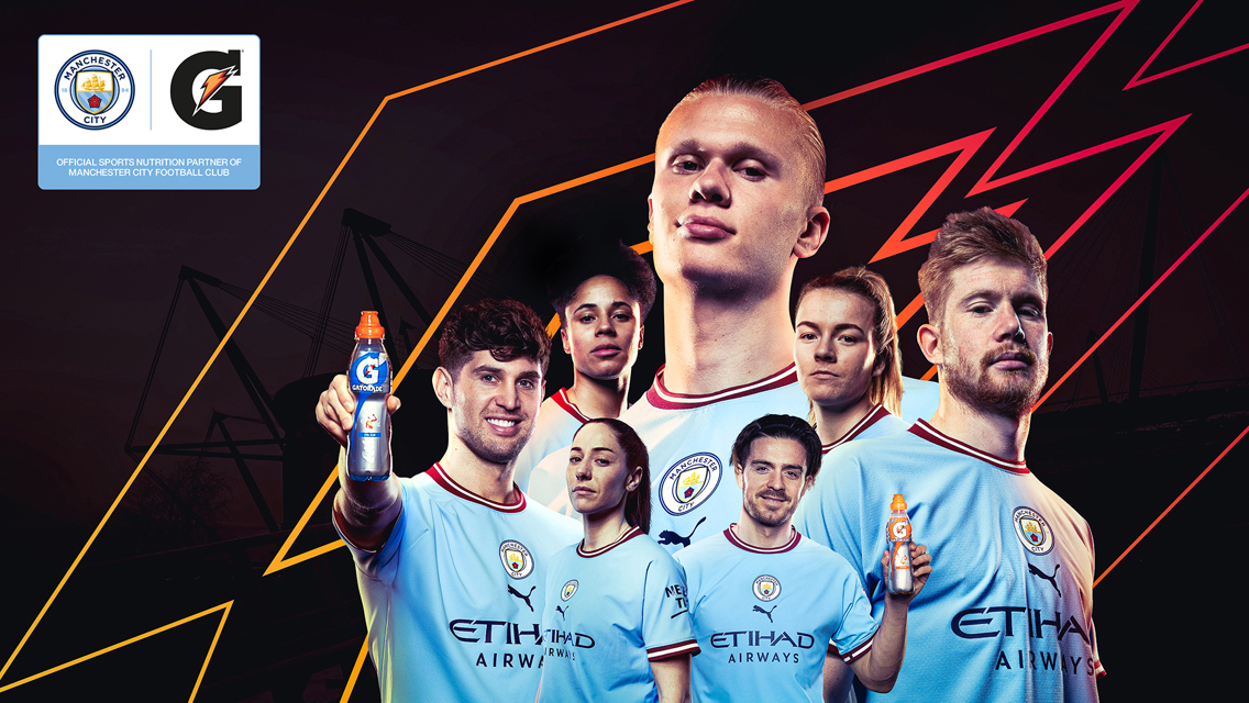 City renew Gatorade partnership