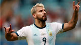 POWER PLAY: Sergio Aguero celebrates after scoring in Argentina's Copa America victory over Qatar