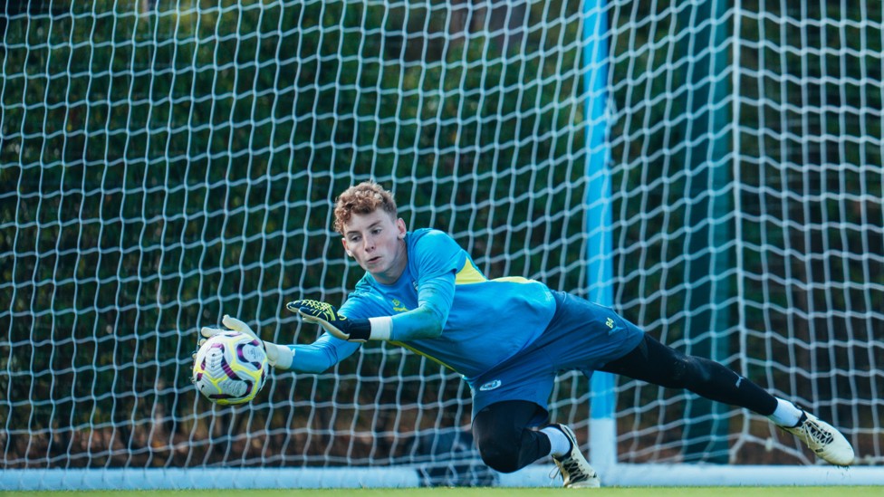 GET LOW : Jack Wint gets down to the ball with ease.