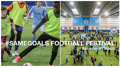 SAME GOALS: City are hosting a football festival on Saturday 9 March