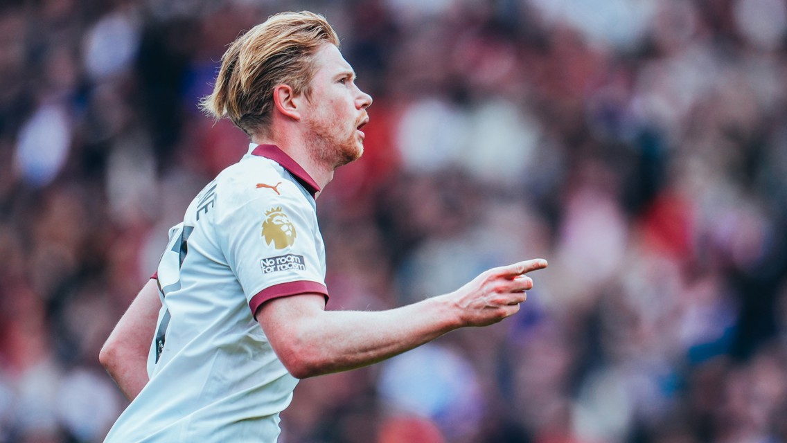 Century up for KDB in comeback win at Palace