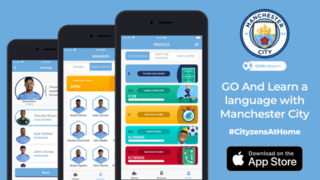 Mudita Sports and Manchester City launch language learning app