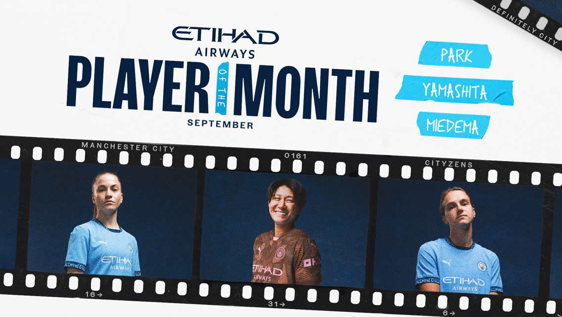 Las nominadas al Etihad Player of the Month de septiembre