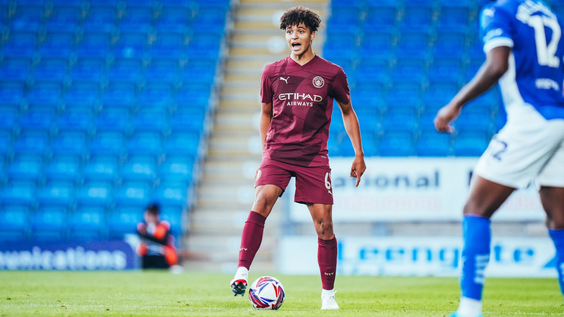 MARCHING ORDERS : Max Alleyne provides instructions to his team-mates.