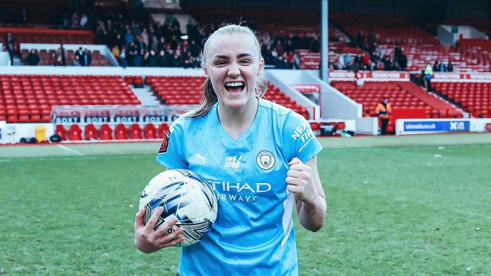 RECORD SCORER : Georgia Stanway's hat-trick against Nottingham Forest on 29 January makes her our leading scorer