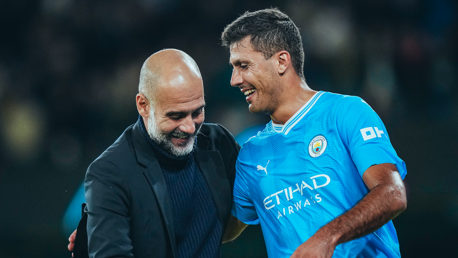 ALL SMILES: Pep and Rodrigo enjoyed that!