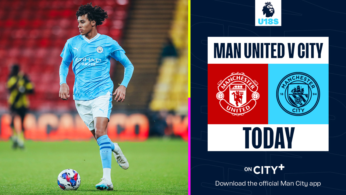 Manchester United v City: Watch U18s derby live on CITY+ this weekend