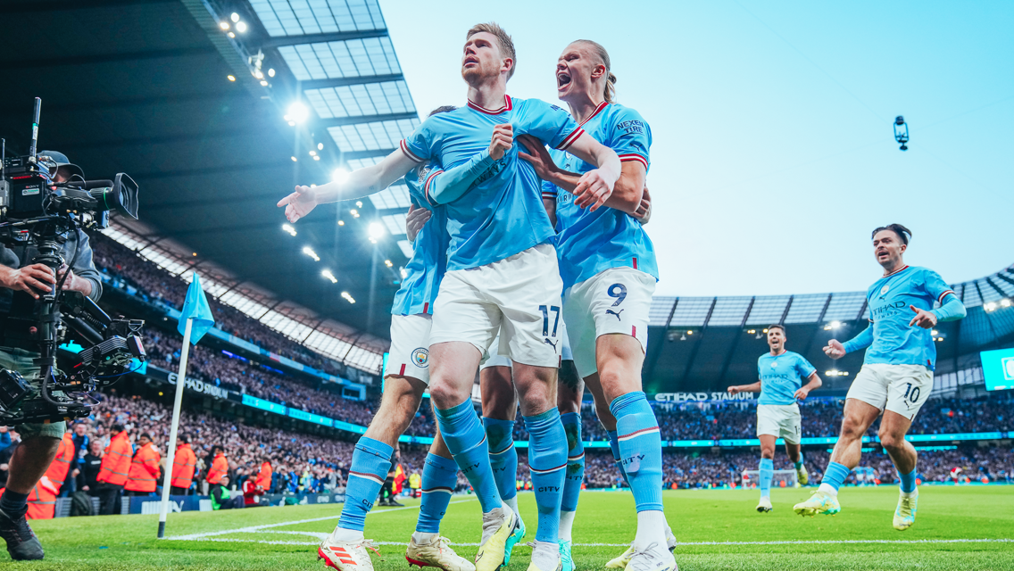 MAIN MAN: De Bruyne feels the love!