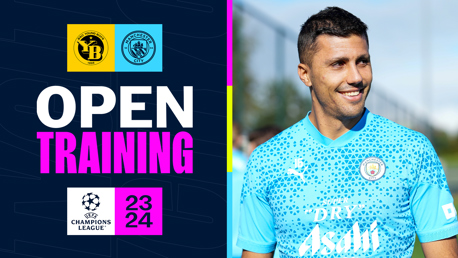 Open training: City prepare to face Swiss champions