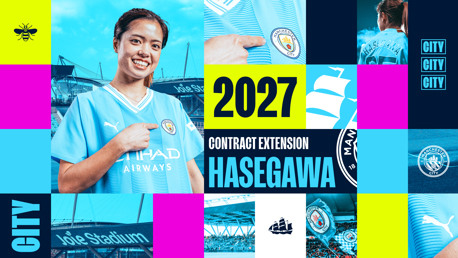 Hasegawa extends City stay