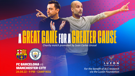 FC Barcelona and Manchester City: Committed to the fight against ALS