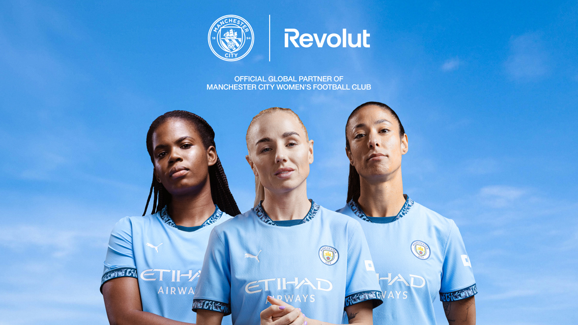 Manchester City Women announces Revolut as an Official Global Partner