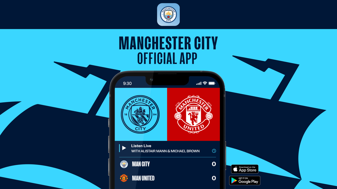 How to follow City v United on our official app