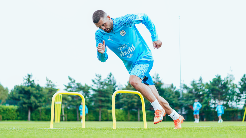 NEW SURROUNDINGS  : Mateo Kovacic experiences City training for the first time.