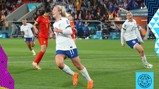 Man City's Lauren Hemp scores against China at the 2023 Women's World Cup for England