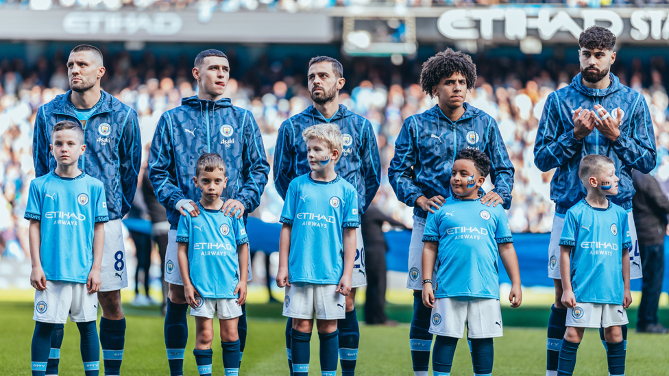 FANTASTIC FIVE : Kovacic, Foden, Bernardo, Lewis and Gvardiol line up.